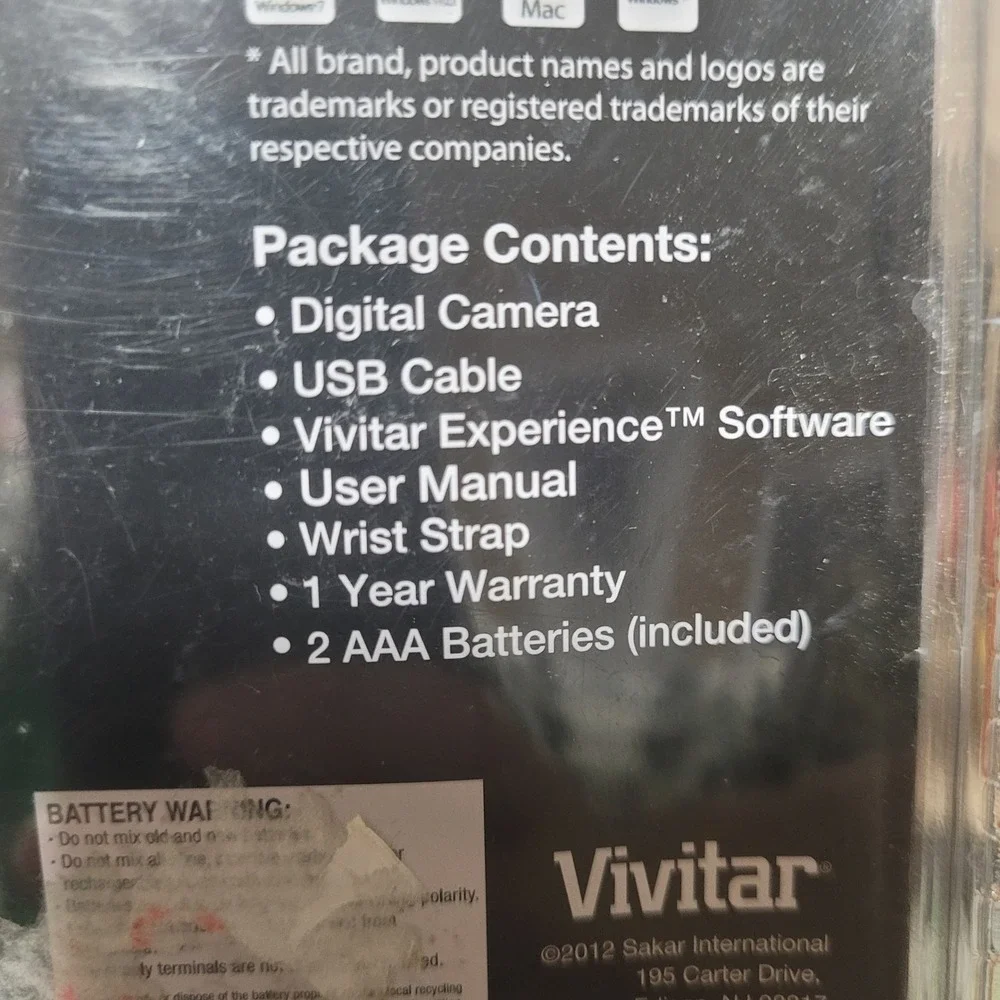 Vivitar Freelance 3in1 Digital Camera PC Web Cam Video Clips Silver new